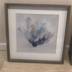 Watercolor Coral Framed Wall Art